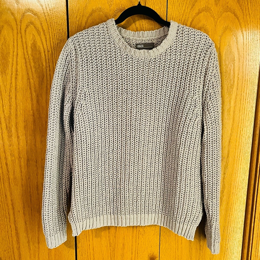 ASOS Gray Knit Sweater